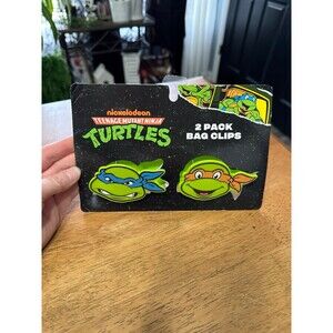 Ninja turtle chip clips set of 2